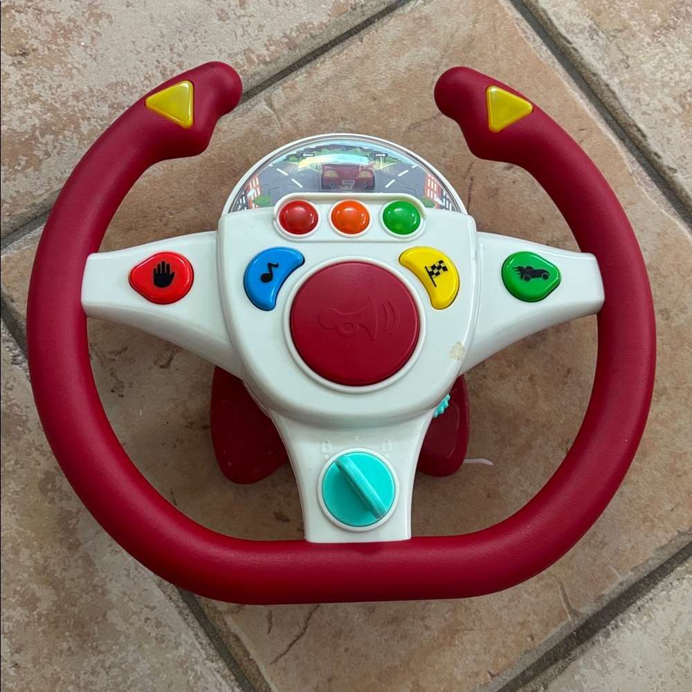 Battat Toys Colorful Toy Steering Wheel
